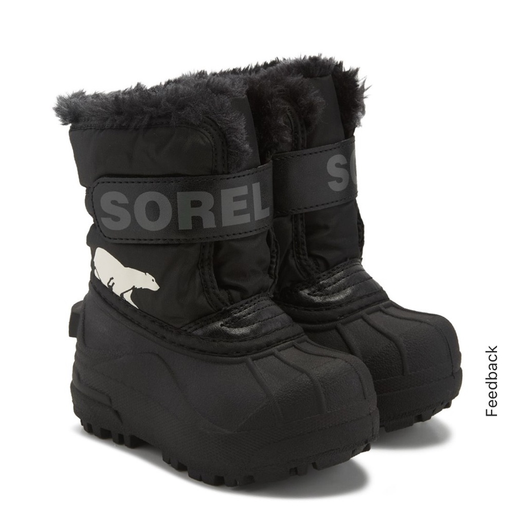 Toddler sorel snow commander boot size 9 EUC